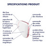 Satisfyer Stimulateur de clitoris connecté Love Triangle Satisfyer Blanc